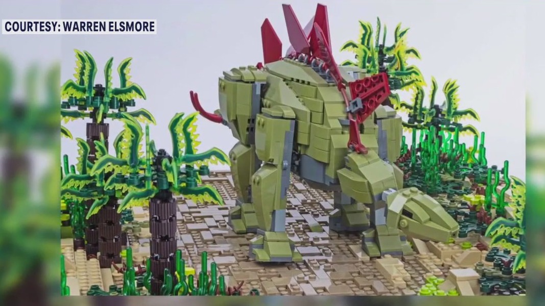 New Lego Dinosaur exhibit at MOSI